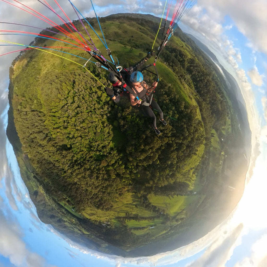 Tandem Paraglide - High Thermic Flight