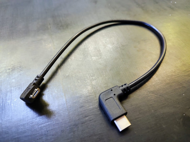 USB-C to micro USB OTG cable